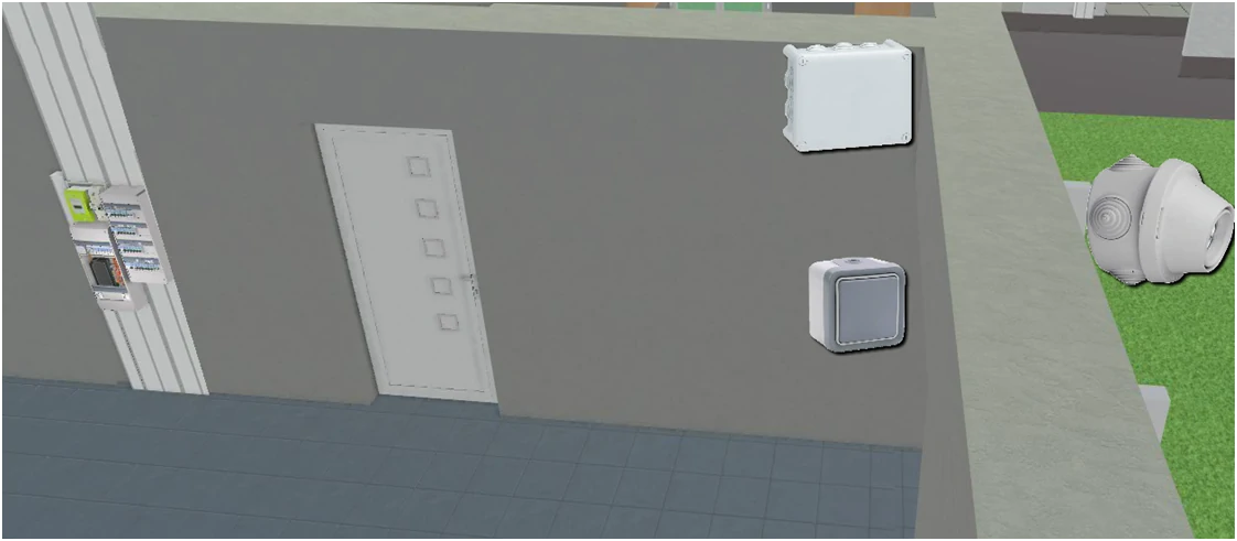 vue en 3D de l'installation devant être réalisée