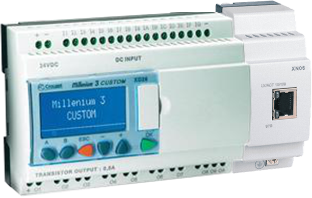 Cliquer pour agrandir automate crouzet millenium et extension ethernet XN05