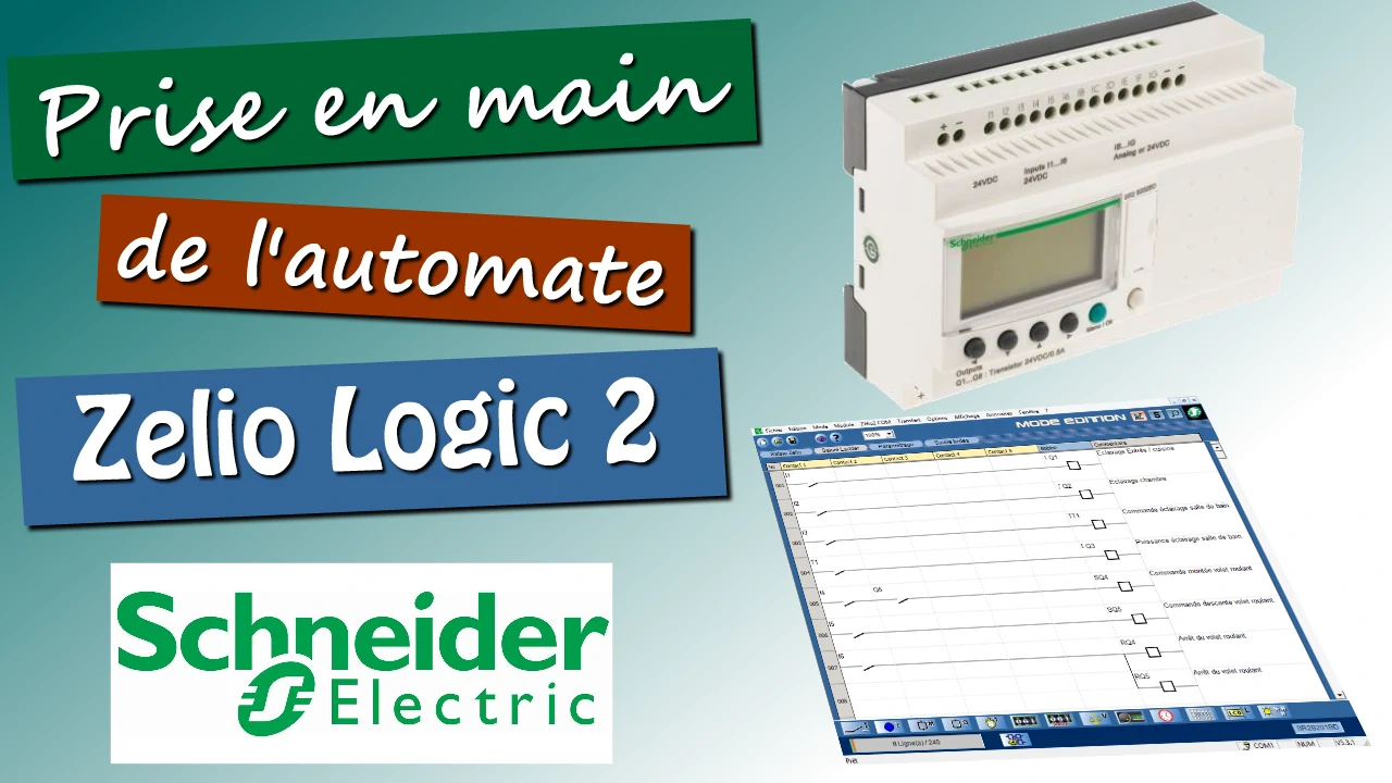 découverte de l'automate Zelio Logic 2 de schneider electic