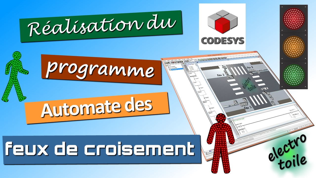 Programmation feux tricolores intelligent sous codesys avec API Wago