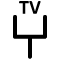 symbole prise antenne télévision
