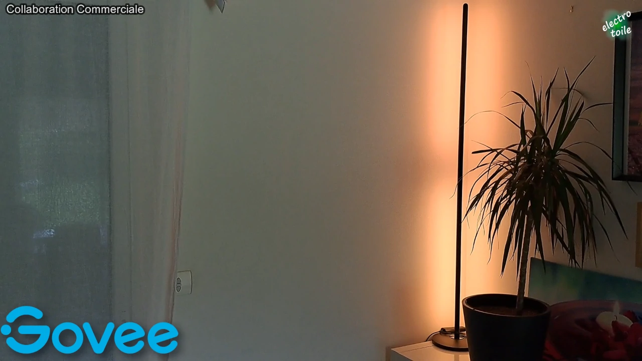 ambiance cosy avec un éclairage indirect Govee
