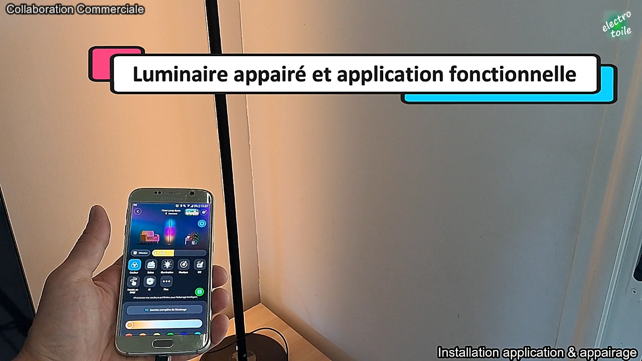 utilisation app govee home pour Smart Corner Floor Lamp H6076 Govee