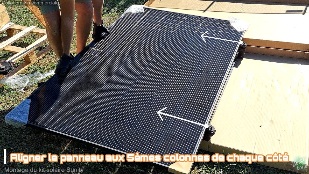 comment assembler le panneau solaire Sunity ?