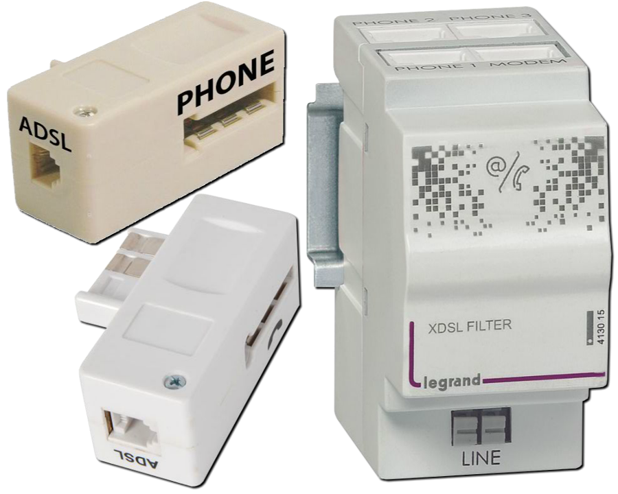 Cliquer pour agrandir Filtre ADSL