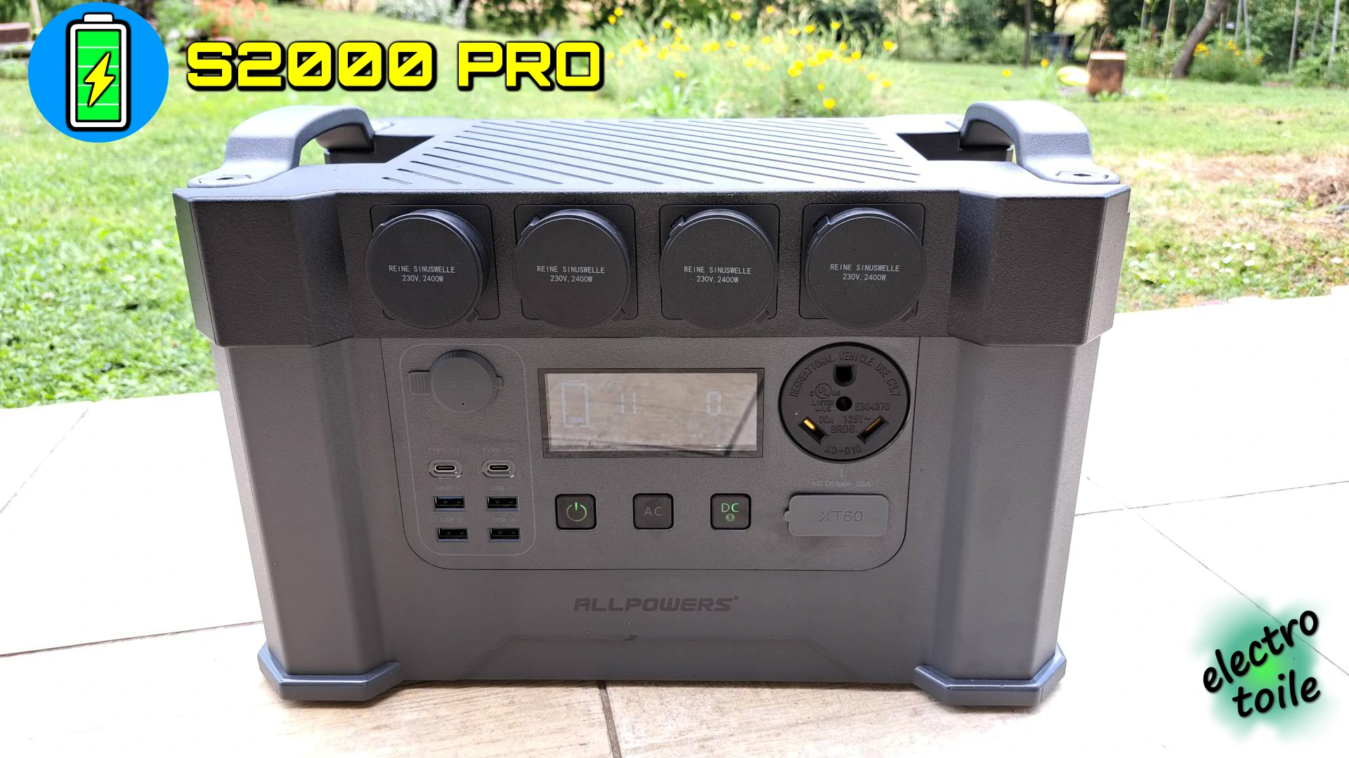 la station d'énergie S2000 Pro de marque Allpowers
