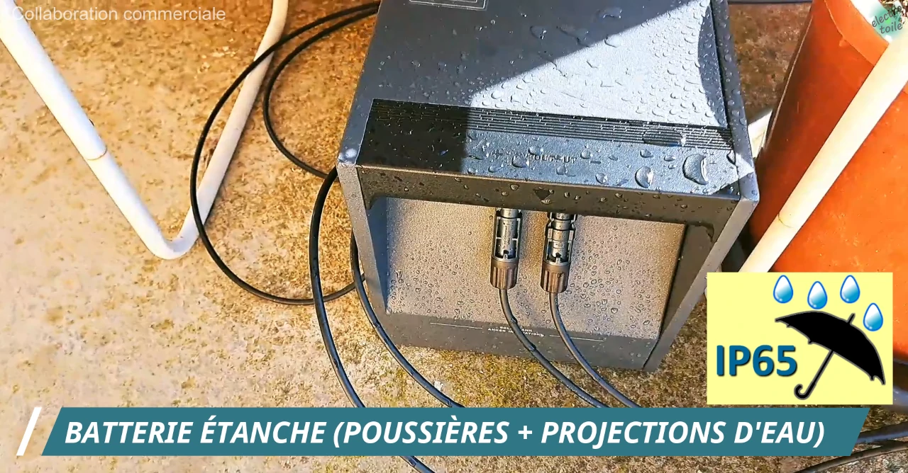 caractéristiques de la batterie Anker SOLIX solarbank