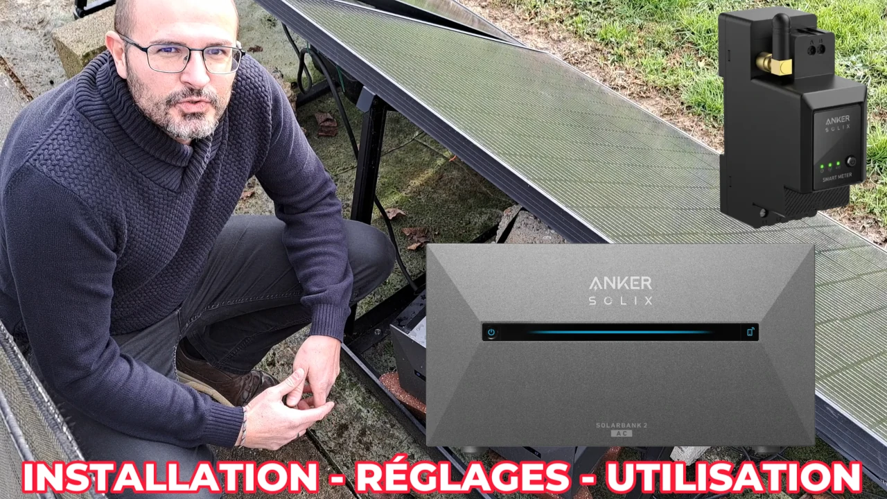 Guide d'installation de la batterie ANKER SOLIX Solarbank 2 AC