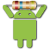 Application disponible sur Google play application Android détermination de la couleur d'une résistance