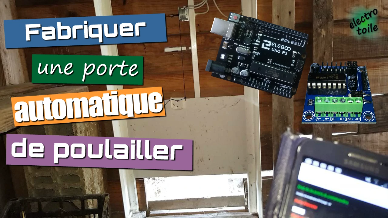 Fabriquer une porte automatique et connectée pour poulailler