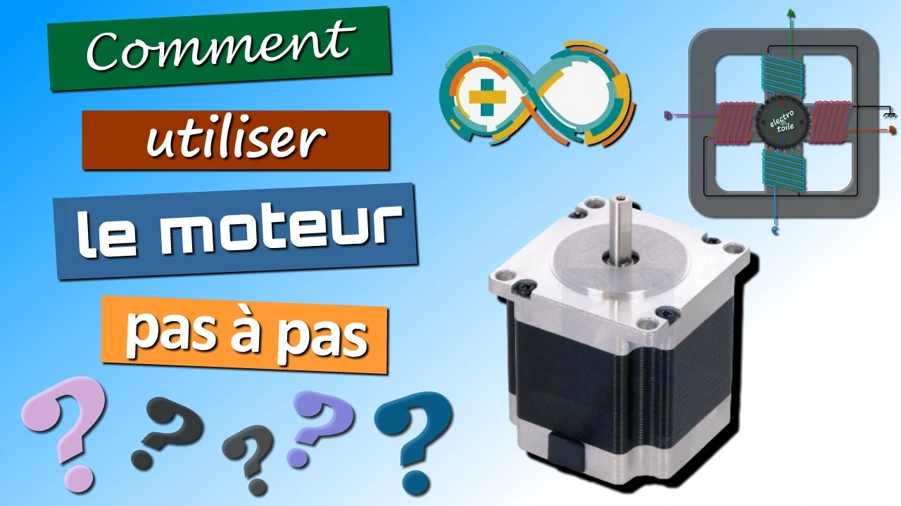 Tutoriel d'utilisation du moteur pas à pas