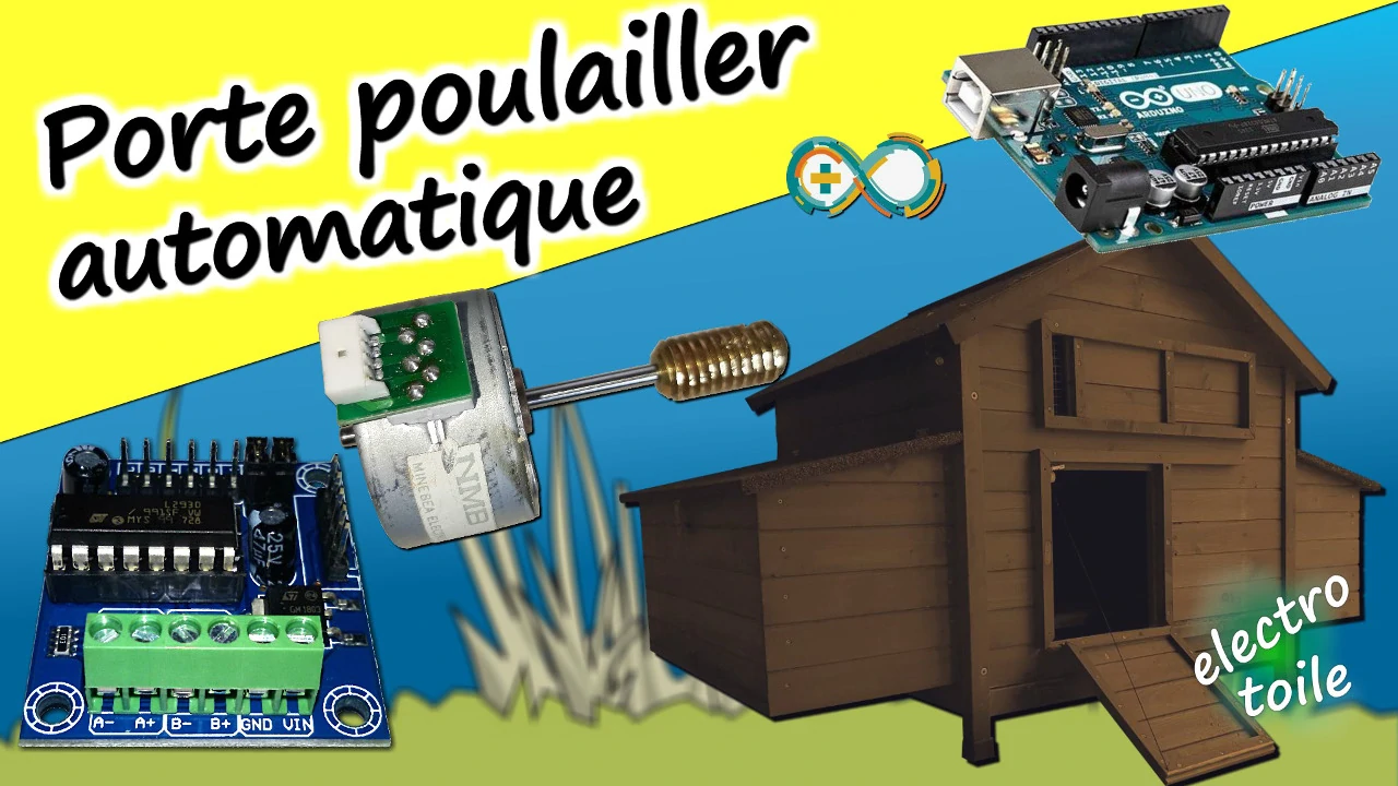 porte automatique pour poulailler cabane en bois