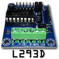 Shield moteur L293D contrôler moteur à courant continu