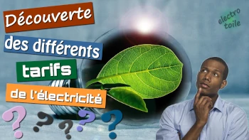 découverte de différents tarifs électrique