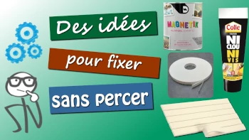 fixer au mur sans perçage