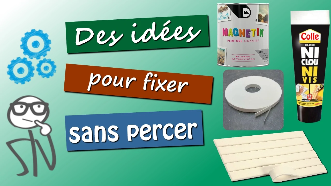 choisir le type de fixation en fonction de vos objets ou supports