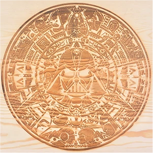 graver une décoratoion sur un panneau de bois avec le graveur laser LONGER RAY 5