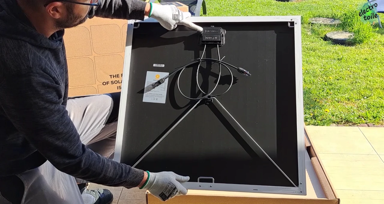 boîte de jonction du kit solaire Beem
