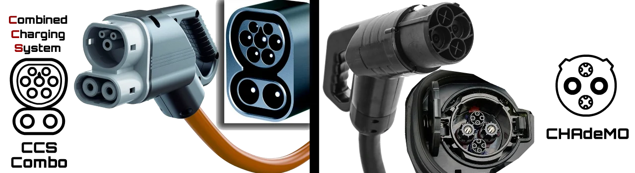 câble de charge rapide combo CCS et CHAdeMO câble de charge rapide en courant continu combo CCS et CHAdeMO
