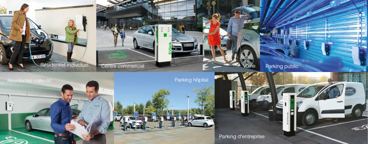 les différents types d'infrastructures de recharge pour véhicules électriques