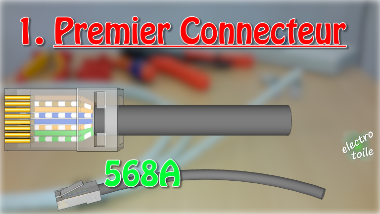 Réalisation de la première fiche RJ45