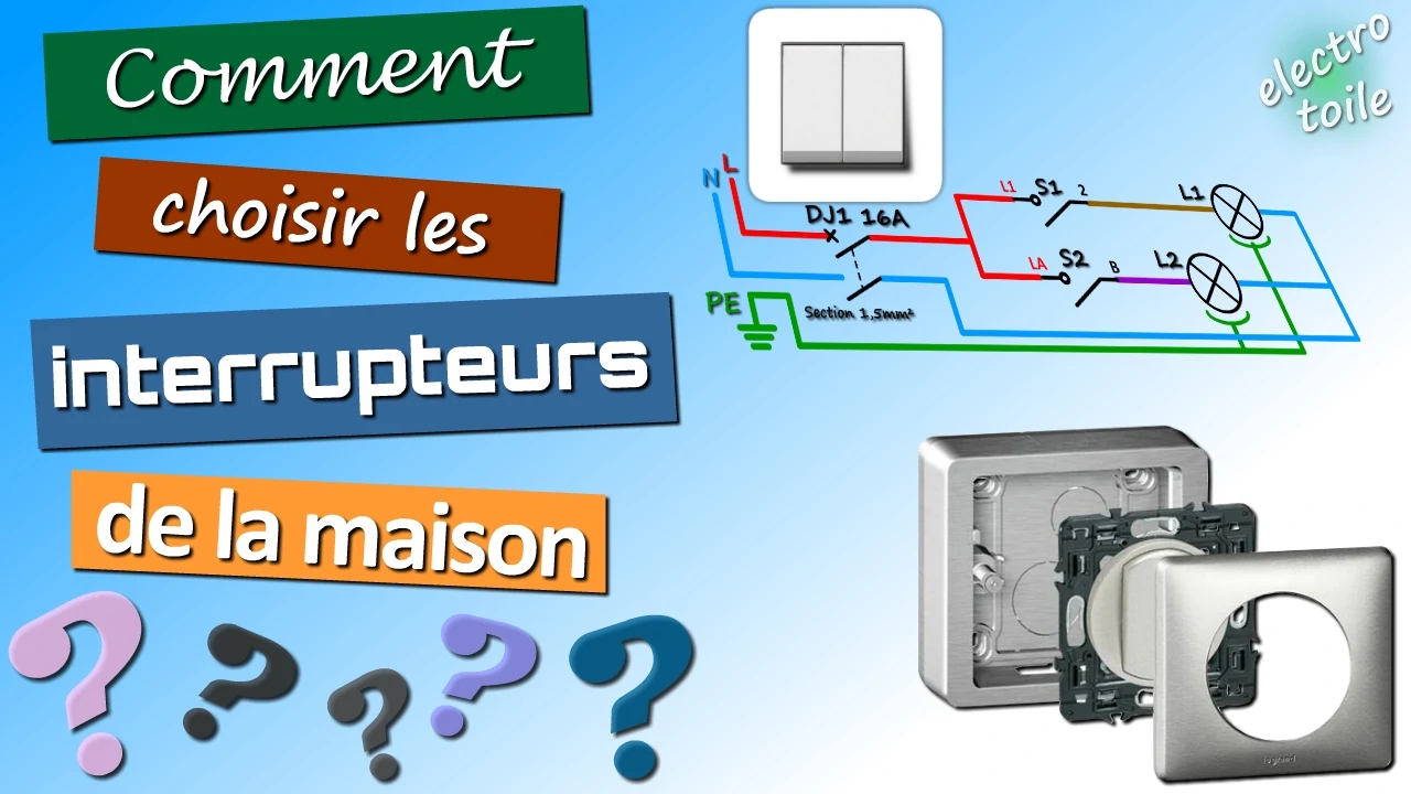 comment sélectionner vos interrupteurs pour votre installation électrique