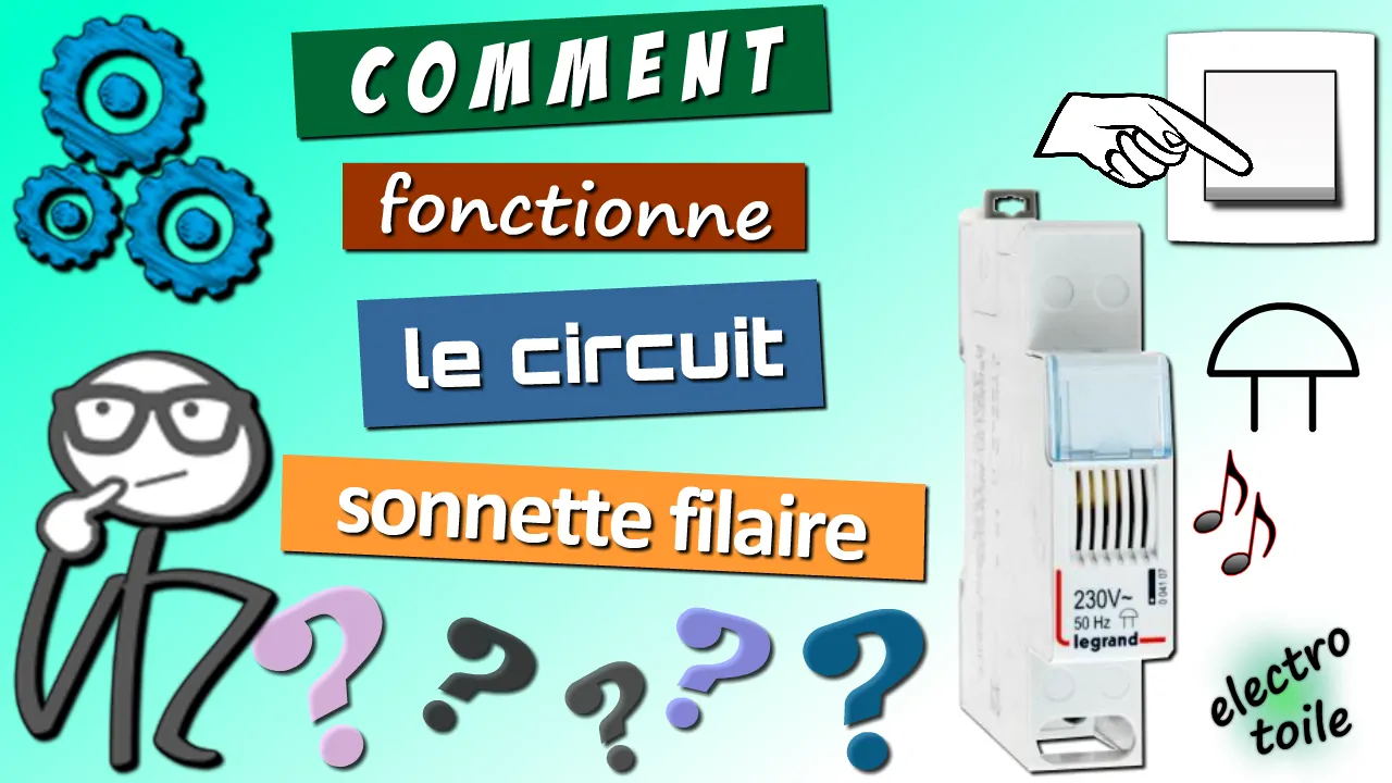branchement d'une sonnette d'entrée filaire