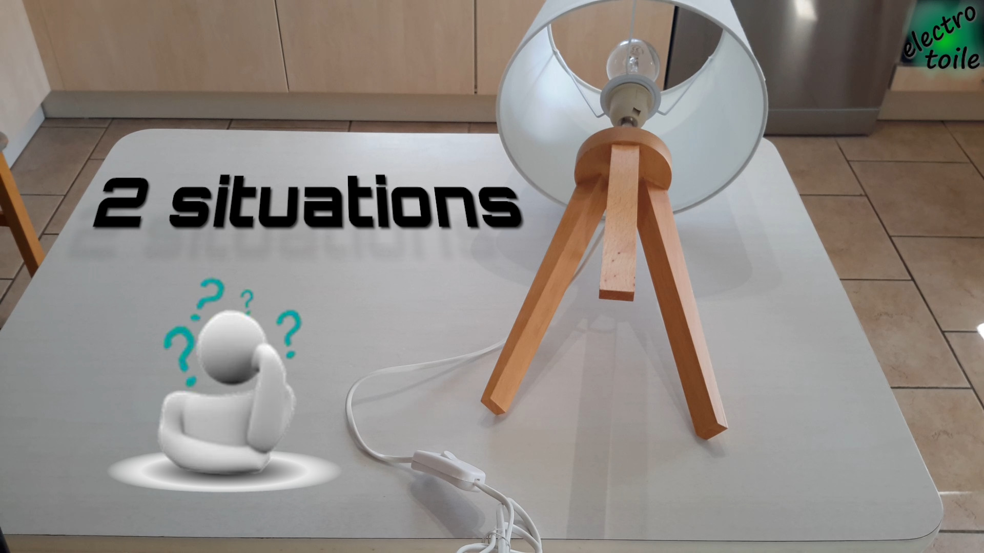 pourquoi la lampe de chevet ne s'allume pas ?