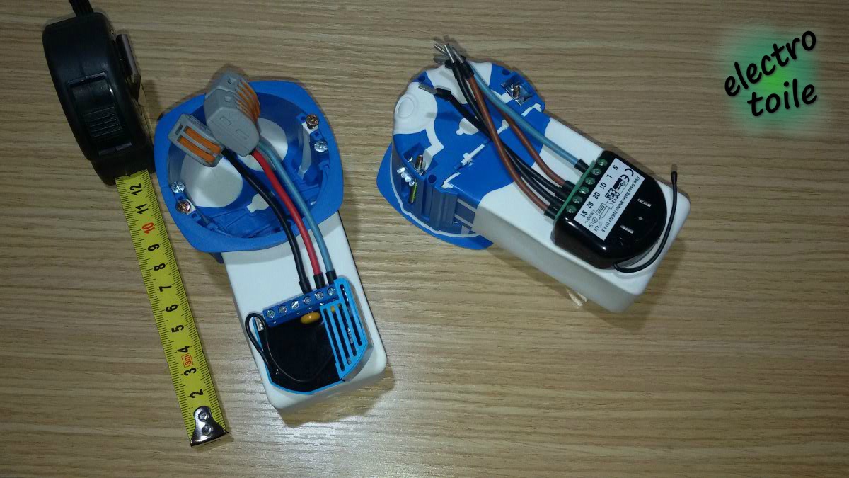 boîte à encastrer avec poche pour micromodule BLM