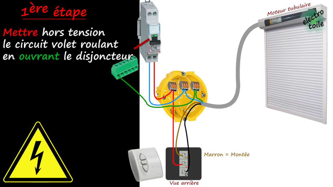 Mise hors tension du circuit électrique