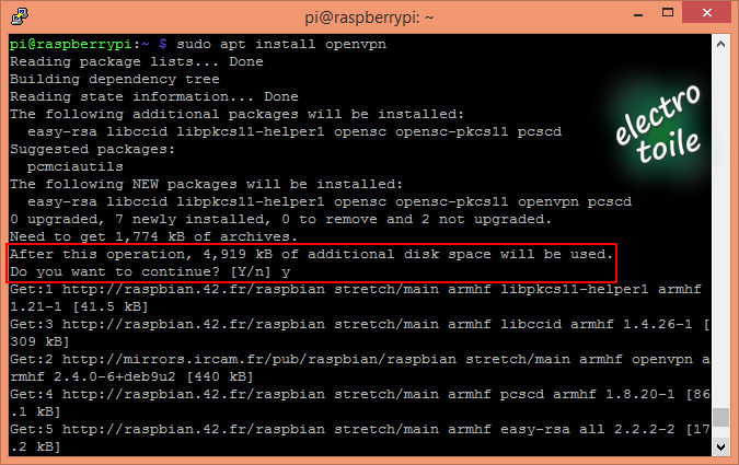 Installation OpenVPN Installation OpenVPN
