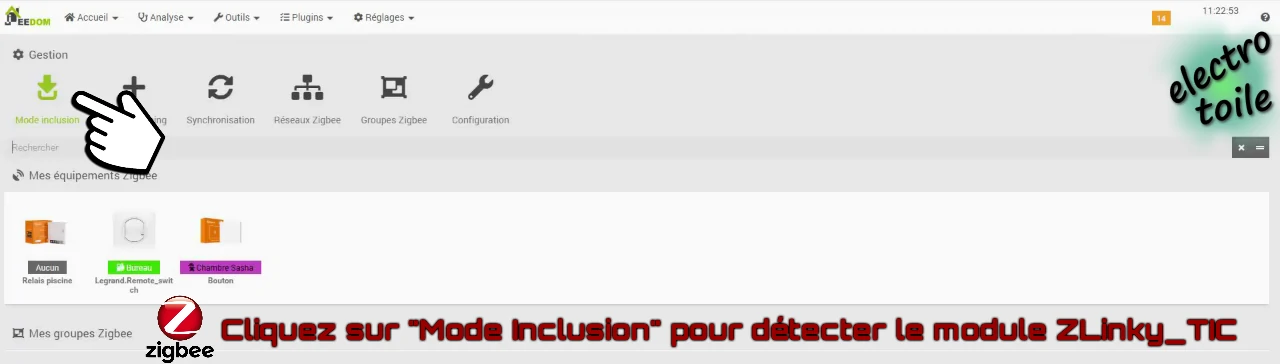 Ajout du module Zlinky_TIC sous Jeedom