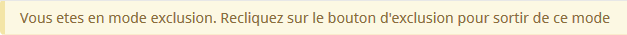 Mode Exclusion sous Jeedom