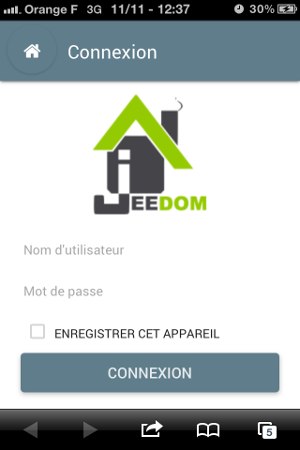 accueil Jeedom