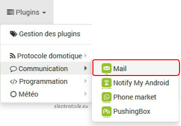 lien email jeedom lien email jeedom