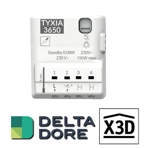 module radio X3D pour l'éclairage de la marque DELTA DORE