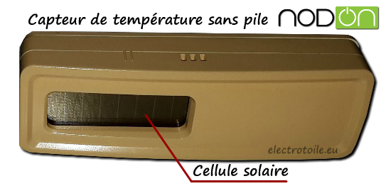 capteur de températeure Enocean sans pile