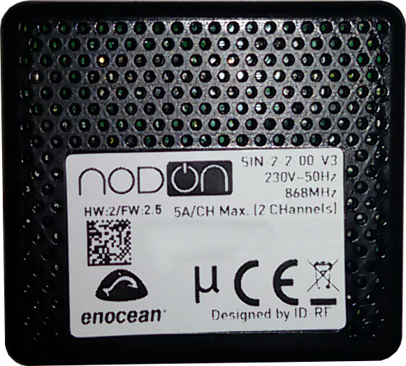 Module Enocean de Nodon vue arrière