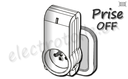 Smart Plug Z-Wave (Nodon) commande locale prise de courant communicante Smart Plug Z-Wave (Nodon) commande locale