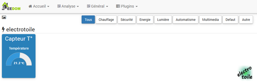 widget sonde de température widget sonde de température