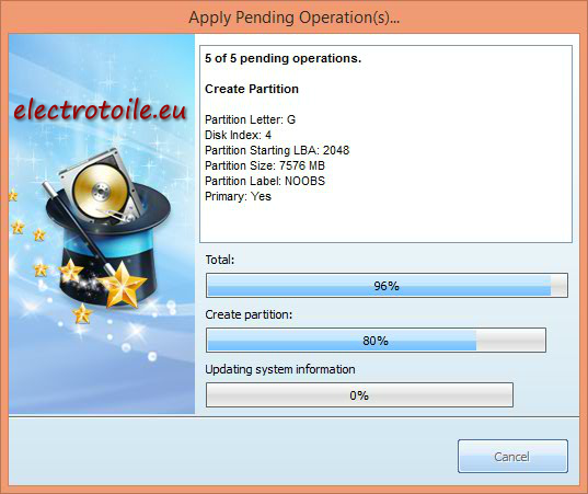 préparation de la microSD préparation de la microSD