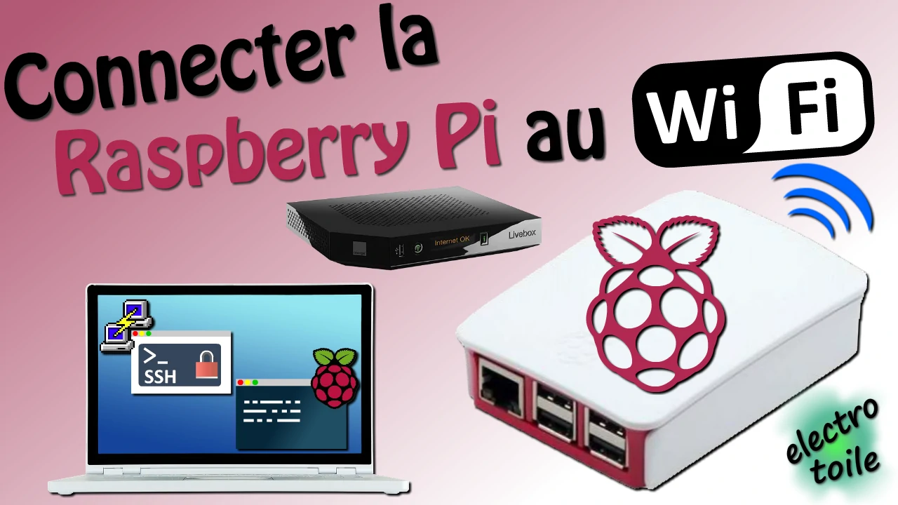 réglage permettant de se connecter au WiFi de la maison avec une Raspberry Pi