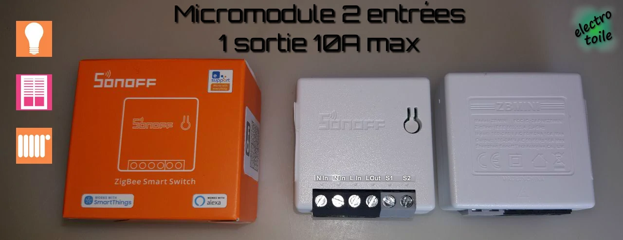 Interrupteur intelligent Zigbee Sonoff