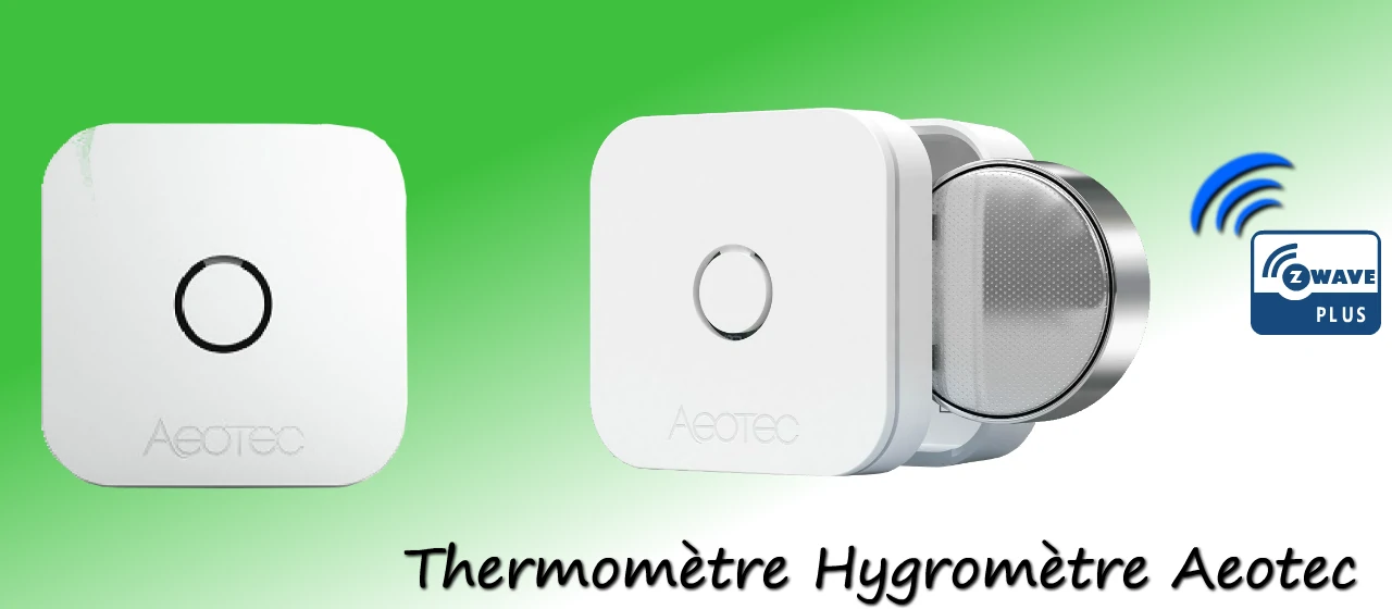 thermomètre et hygromètre Z-Wave Aeotec