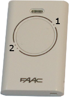 télécommande radio FAAC Maître pour portail XT2868SLH
