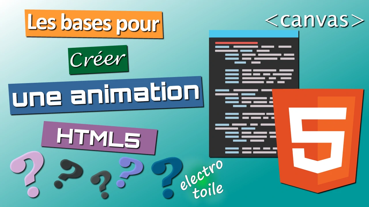 Animer un site avec HTML5 Canvas