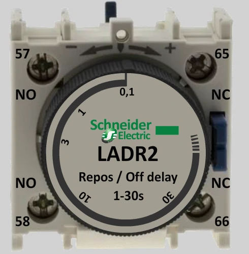 temporisation repos LADR2 temporisation repos schneider