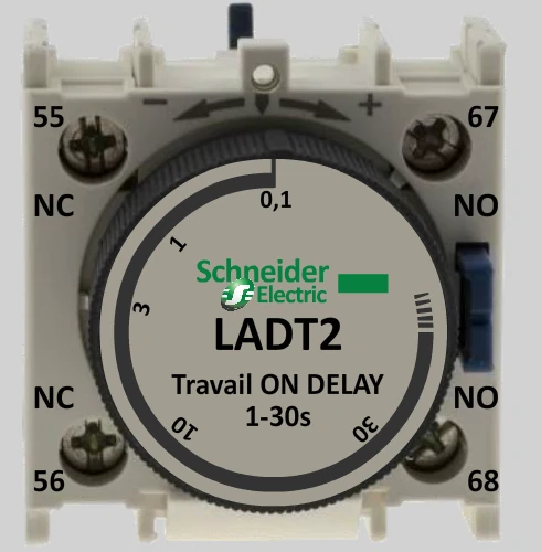 temporisation travail LADT2 temporisation travail schneider