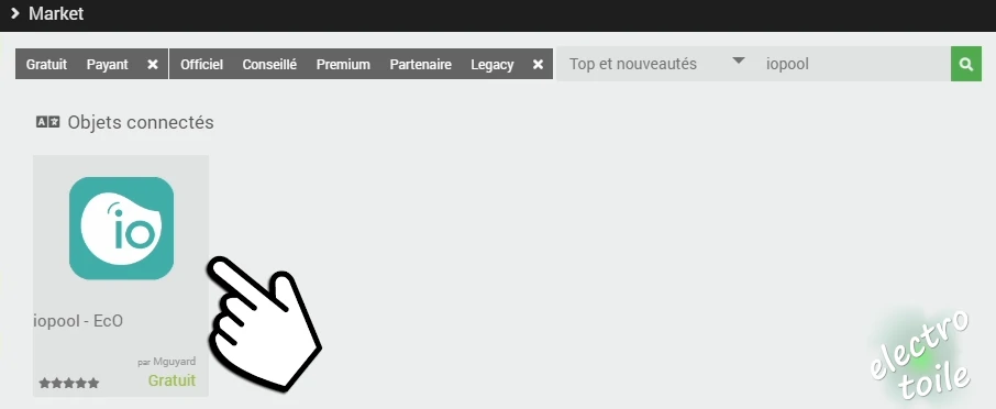 lien pour installer le plugin iopool sous jeedom