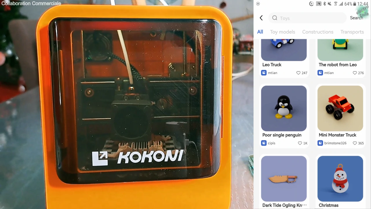 l'imprimante 3D KOKONI EC2 est simple à utiliser
